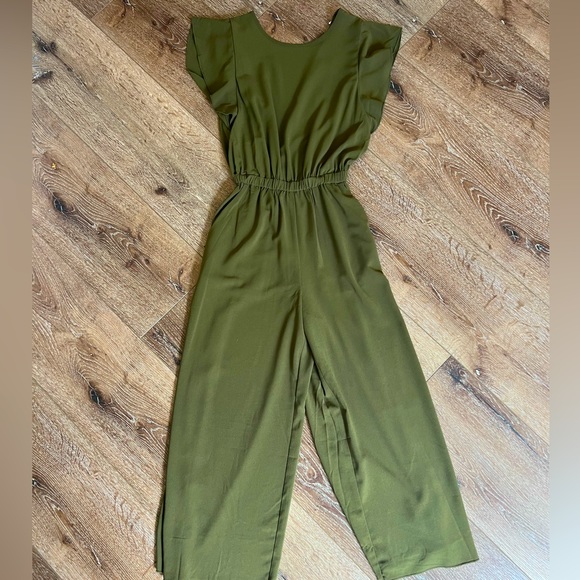 Mod Ref | Pants & Jumpsuits | Mod Ref Jumpsuit In Olive Size S | Poshmark